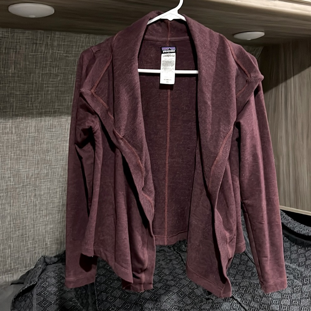 Patagonia At Sea Asymmetrical Wrap Cardigan